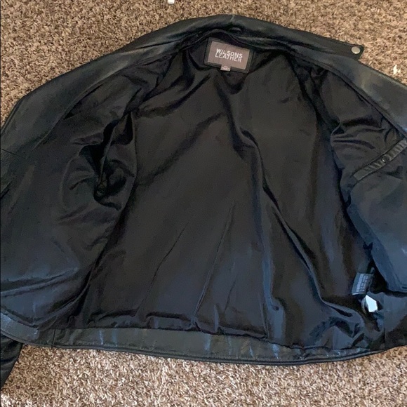 Wilson’s Leather black leather jacket